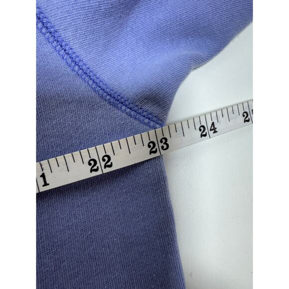 Victoria’s Secret Pink Y2K Retro Sweatshirt Women’s Sz M Lavender Flaws - Picture 6 of 10